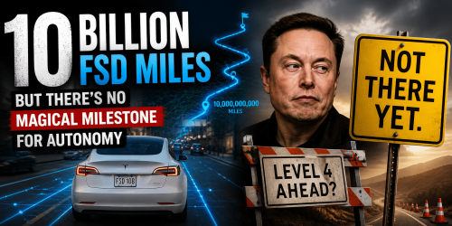 Tesla reaches 10 billion FSD miles — is there's a magical milestone for autonomy