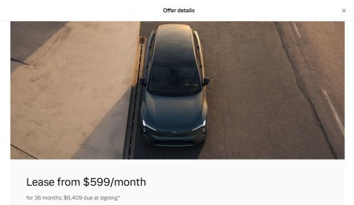 Volvo, Tesla, Tesla Model Y, Volvo's new EV costs the same to lease as a Tesla Model Y Premium
