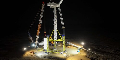 Fortescue Nabrawind deploy first crane-less wind turbine in Africa
