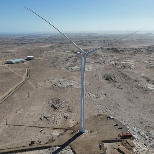 Fortescue Nabrawind deploy first crane-less wind turbine in Africa