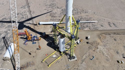 Fortescue Nabrawind deploy first crane-less wind turbine in Africa