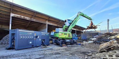 Sennebogen shows off electric, autonomous material handler
