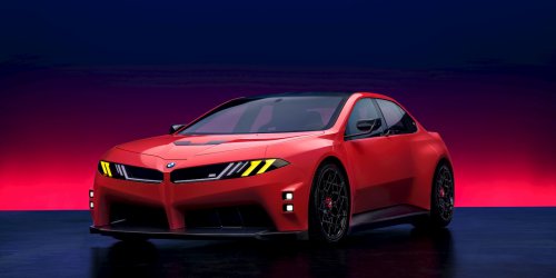 BMW, BMW M3, BMW's menacing EV concept reveals the M3 EV design [Images]