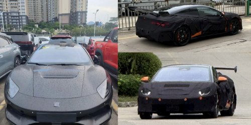 BYD's 1,000+ hp drop-top luxury EV spotted undisguised [Images]