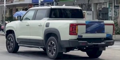BYD, BYD's pickup spotted in China with a different look