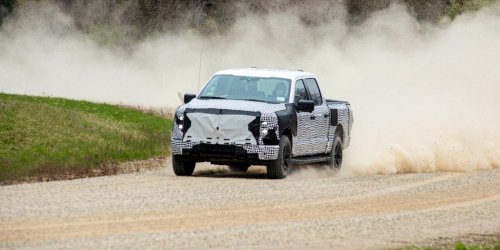 Ford, Ford's $30,000 EV pickup was spotted in the wild for the first time