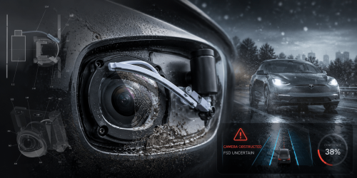 Tesla patents camera wiper for self-driving — resulting in more doubts for FSD owners