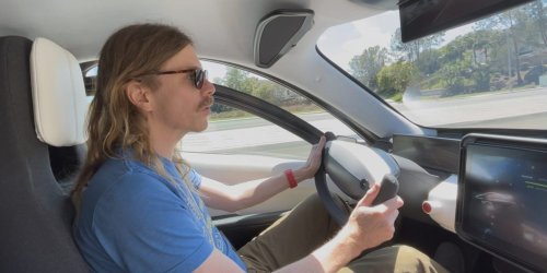We finally got to drive the Aptera solar electric car