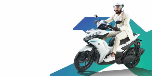 Yamaha launches sporty Aerox-E electric scooter with removable batteries