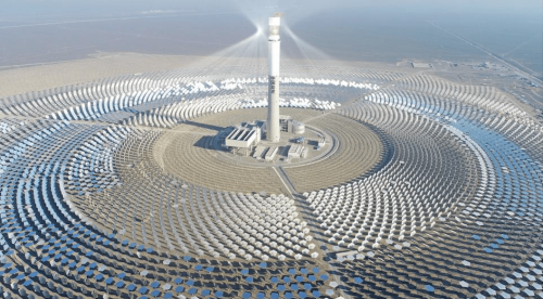 China's giant Gobi solar plant runs after dark on salt, not batteries