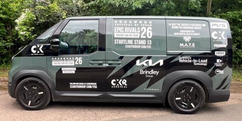Kia converts its EV van into an off-grid simulator with a 55