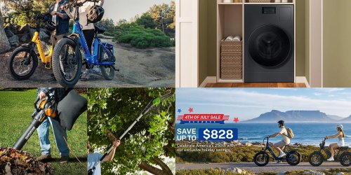 Velotric + Heybike July 4th e-bike sales with up to $828 savings, Samsung Bespoke AI ventless washer/dryer $1,850, Greenworks, more
