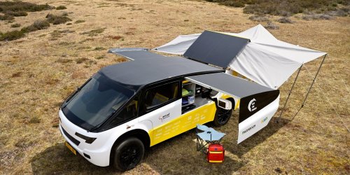 This solar-powered 'ambulance' has a range of up to 444 miles