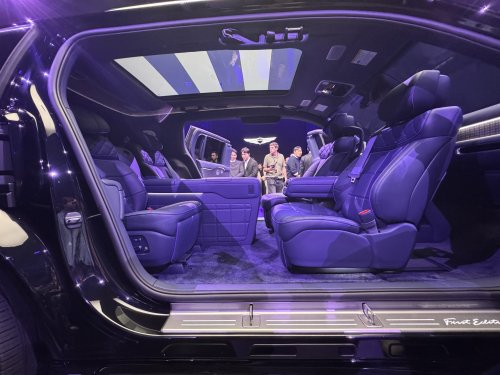 Genesis GV90 takes luxury up a notch with coach doors [Images]
