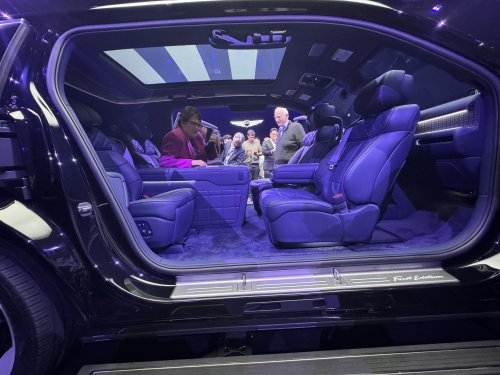 Genesis GV90 takes luxury up a notch with coach doors [Images]