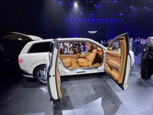 Genesis GV90 takes luxury up a notch with coach doors [Images]