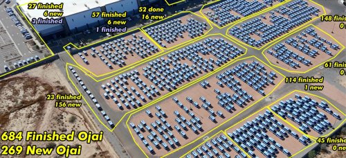 Waymo has nearly 1,000 robotaxis waiting at its Arizona factory