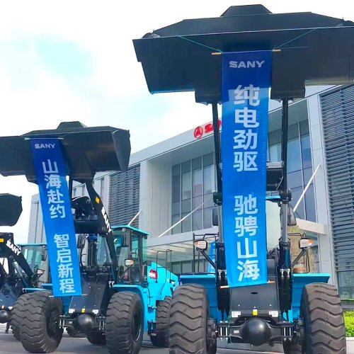 SANY delivered 200 electric haul trucks, 600 EV wheel loaders – LAST MONTH