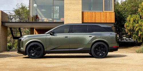 Lexus' electric 3-row SUV makes its first public appearance