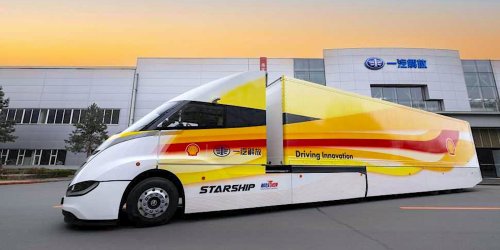 Shell, FAW partner on better, safer electric semi truck batteries