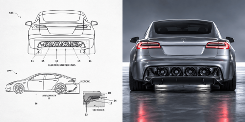 Tesla patents 'Electric Fan Car' with 4 ducted fans ahead of Roadster reveal