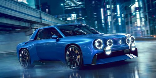 Renault 8 Gordini reborn as 270 hp electric rally retromobile