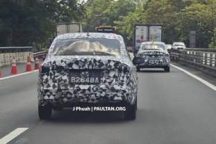 2025 Proton Saga MC3: pair of them spied on highway
