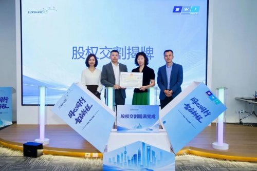Luxshare Precision takes 100% ownership of BWI Group