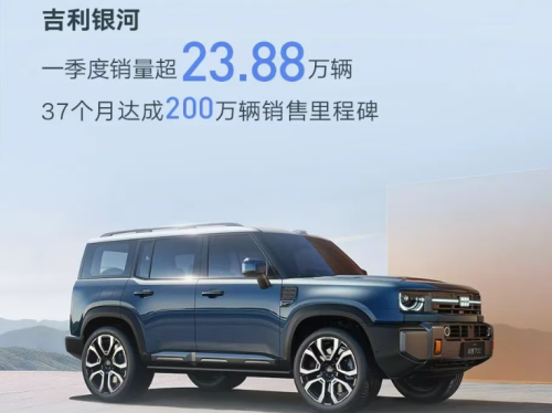 Geely Q1 Total Sales 937,900 Units, HEV Mass Production and Overseas Exports Advance in Tandem