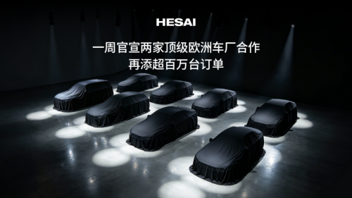 After Mercedes-Benz, Hesai Technology Adds Order for Over 1 Million Units