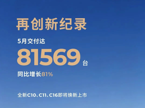 May NEV Sales in China : One Clear Leader Emerges Among Startups as Chinese Brands Gain Momentum