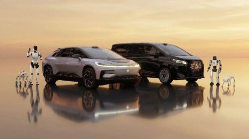 Faraday Future Unveils Four Robots, Building 