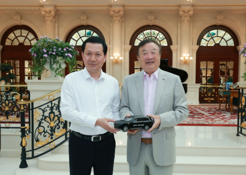 Dongfeng's Feng Changjun Meets Huawei's Ren Zhengfei in Shenzhen, Focusing on Strategic Partnership and Joint Models