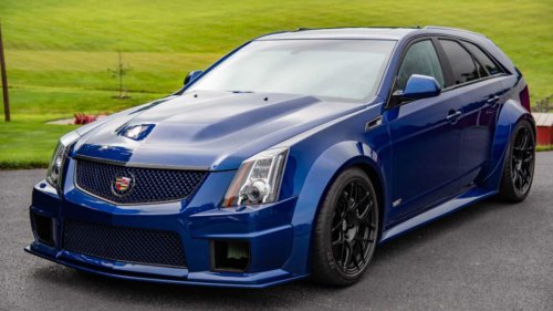 The Cadillac CTS-V is a Corvette ZR1-powered sleeper wagon
