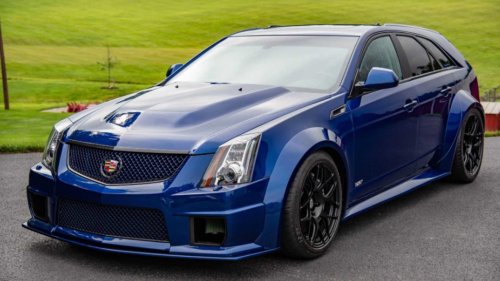 Cadillac, The Cadillac CTS-V is a Corvette ZR1-powered sleeper wagon