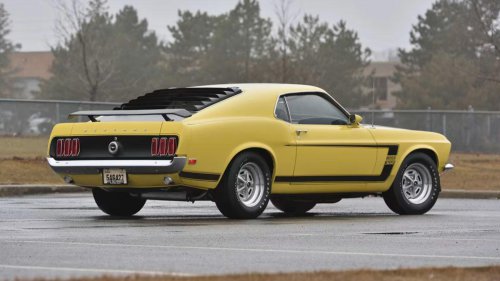 A 1969 Ford Mustang Boss 302 Fastback in Photos