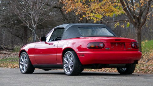 A 1990 Mazda Miata Convertible in Photos