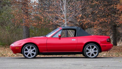 A 1990 Mazda Miata Convertible in Photos