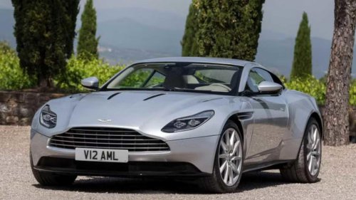 The Aston Martin DB11 twin-turbocharged V12 grand tourer costs less than a new four-cylinder SL AMG