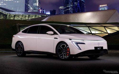 「さすが俺達の日産技術陣！」日産の新型EVセダン『N7』にSNS反応、「カッコ良すぎないか」などデザイン評価