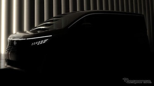 日産が『エルグランド』新型のデザインを一部公開 2026年度発売予定