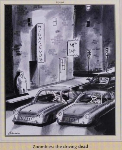 The Far Side's Worst Drivers Terrorize the Roads in These 10 Hilarious Comics