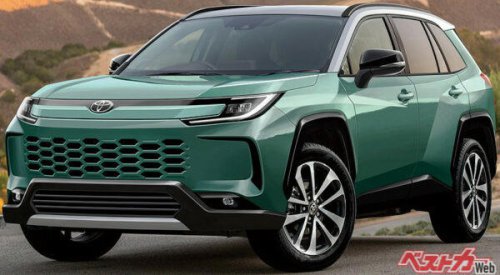 新型トヨタ RAV4公式チラ見せきた!! クラウン顔でハイブリッド系のみ？ 期待大のFMCは25年11月頃に