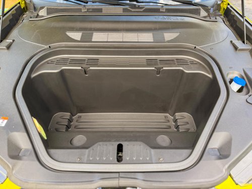 I drove Ford's Mustang Mach-E Rally. It looks like a life-sized Hot Wheels toy but is actually a fantastically fast electric SUV.