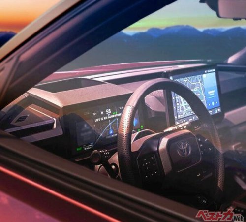 新型トヨタ RAV4公式チラ見せきた!! クラウン顔でハイブリッド系のみ？ 期待大のFMCは25年11月頃に