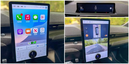 I drove Ford's Mustang Mach-E Rally. It looks like a life-sized Hot Wheels toy but is actually a fantastically fast electric SUV.