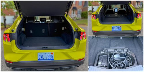 I drove Ford's Mustang Mach-E Rally. It looks like a life-sized Hot Wheels toy but is actually a fantastically fast electric SUV.