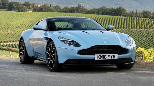 The Aston Martin DB11 twin-turbocharged V12 grand tourer costs less than a new four-cylinder SL AMG
