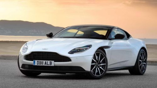 The Aston Martin DB11 twin-turbocharged V12 grand tourer costs less than a new four-cylinder SL AMG