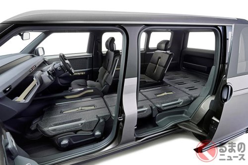 トヨタ斬新「スライドドアSUV」が凄かった！ 全長4.3m×カクカクボディ採用！ フラットな“広々車内”も魅力だった！ 「Tj CRUISER」とは？ 懐かしきコンセプトを改めて振り返る